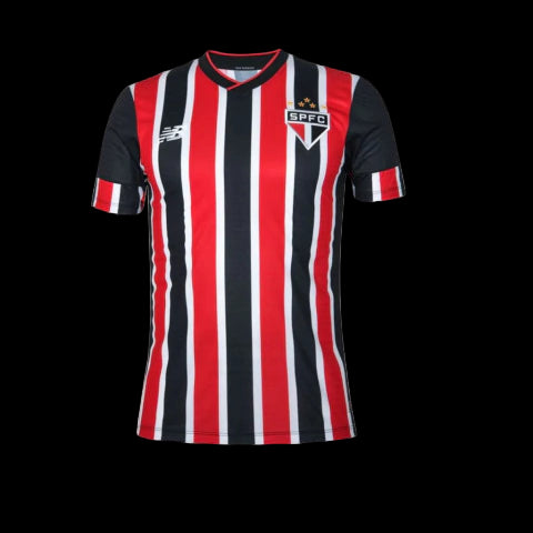 Camisa São Paulo II 24/25 - Torcedor New Balance Masculina - Vermelha e preta