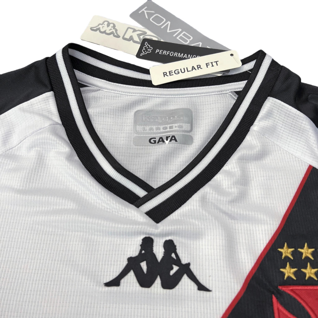 Camisa Vasco da Gama II 24/25 - Torcedor Kappa Masculina - Branca