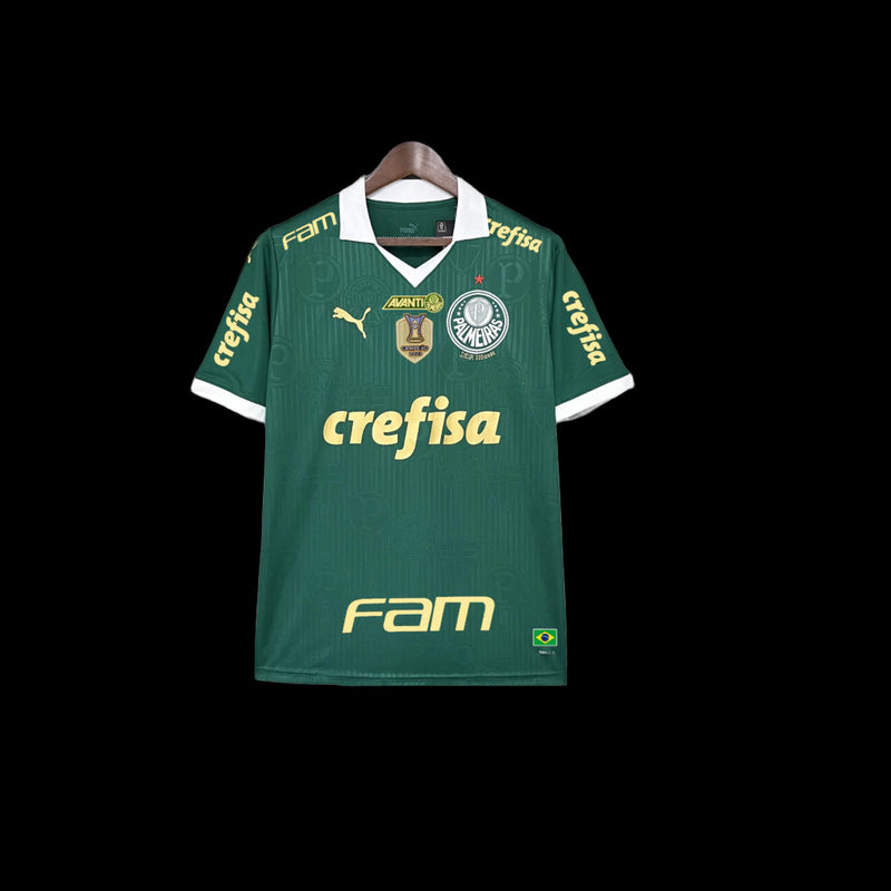 Camisa Palmeiras I 24/25 - Torcedor Puma Masculina - Verde com patch e os patrocinios