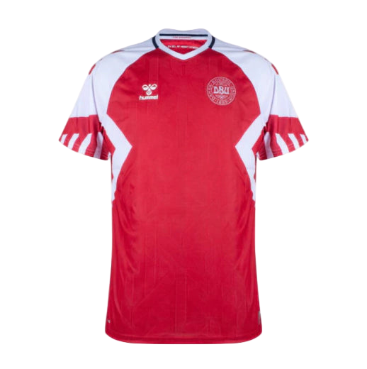 Camisa Dinamarca I 23/24 Torcedor Masculina - Vermelho