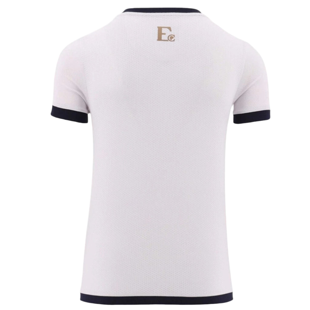 Camisa Equador II 24/25 Copa América - Torcedor Marathon Masculina - Branca com detalhes em preto