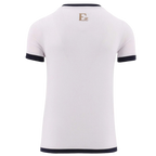 Camisa Equador II 24/25 Copa América - Torcedor Marathon Masculina - Branca com detalhes em preto