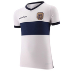 Camisa Equador II 24/25 Copa América - Torcedor Marathon Masculina - Branca com detalhes em preto