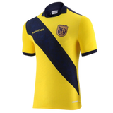 Camisa Equador I 24/25 Copa América - Torcedor Marathon Masculina - Amarela com detalhes em preto