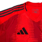 Camisa Bayern de Munique I 24/25 - Torcedor Adidas Masculina - Vermelha com detalhes em preto