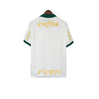 Camisa Palmeiras II 24/25 - Torcedor Puma Masculina - Branca com detalhes em verde e com patrocínio