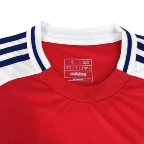 Camisa Arsenal I 24/25 - Torcedor Adidas Masculina - Branca com detalhes em azul e vermelho