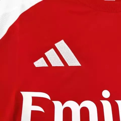 Camisa Arsenal I 24/25 - Torcedor Adidas Masculina - Branca com detalhes em azul e vermelho