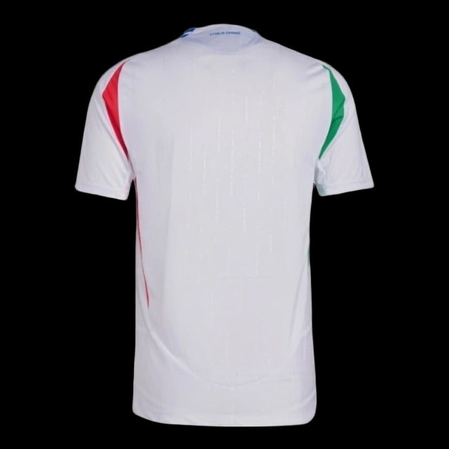 Camisa Seleção da Itália II 24/25 - Torcedor Adidas Masculina - Branca com detalhes em azul e vermelho