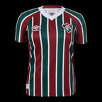 Camisa Fluminense I 25/26 - Torcedor Umbro Feminina - Vermelha e verde com detalhes em branco