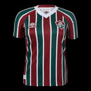 Camisa Fluminense I 25/26 - Torcedor Umbro Feminina - Vermelha e verde com detalhes em branco
