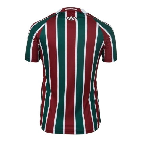 Camisa Fluminense I 25/26 - Torcedor Umbro Feminina - Vermelha e verde com detalhes em branco