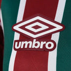 Camisa Fluminense I 25/26 - Torcedor Umbro Feminina - Vermelha e verde com detalhes em branco