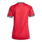 Camisa Manchester United I 25/26 - Torcedor Adidas Feminina - Vermelha com detalhes em preto