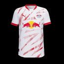 Camisa Red Bull Leipzig I 24/25 - Torcedor Puma Masculina - Branca com detalhes em vermelho