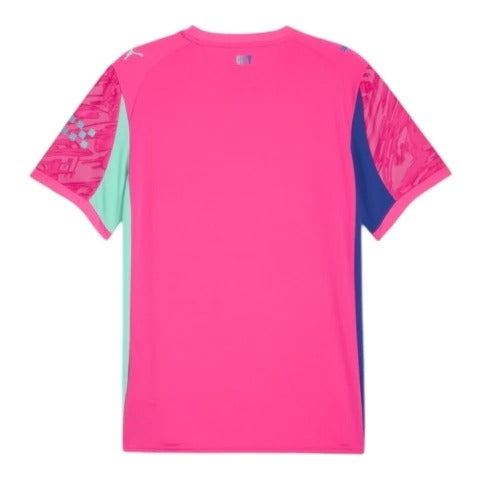 Camisa Manchester City Goleiro II 25/26 - Torcedor Puma Masculina - Rosa