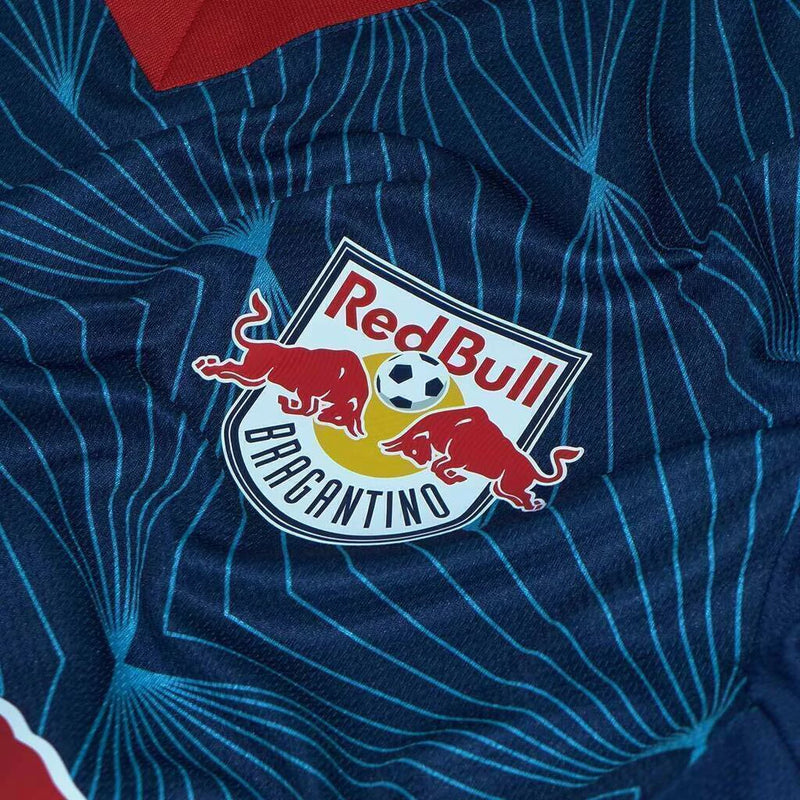 Camisa Red Bull Bragantino II 25/26 - Torcedor Puma Masculina - Azul e Com Patrocínio