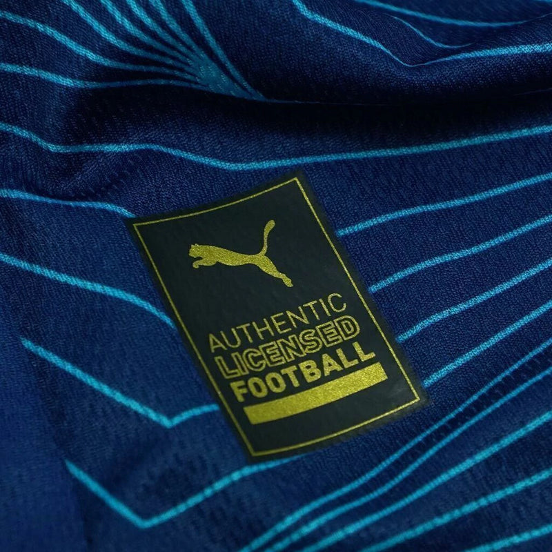 Camisa Red Bull Bragantino II 25/26 - Torcedor Puma Masculina - Azul e Com Patrocínio