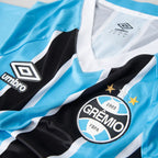 Camisa Grêmio I 25/26 - Torcedor Umbro Masculina - Azul e preta
