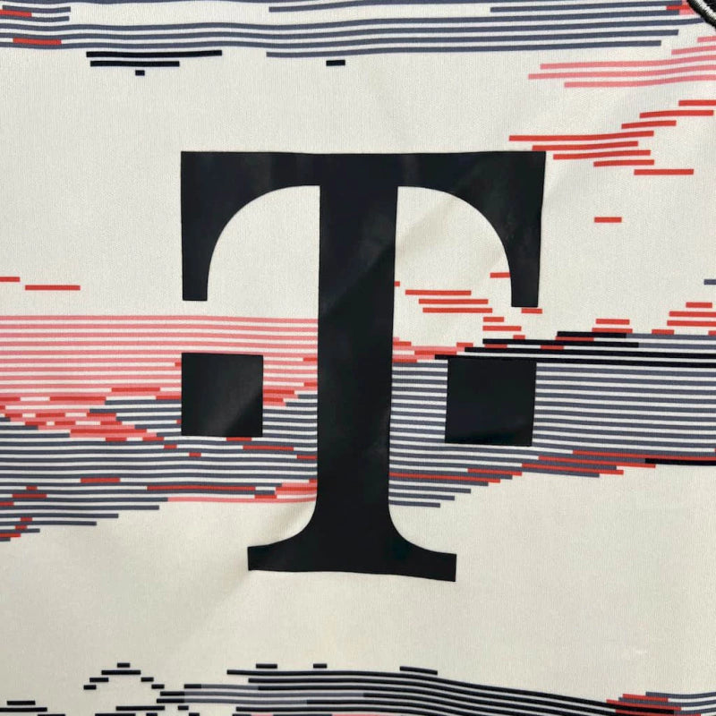 Camisa Bayern de Munique II 25/26 - Torcedor Adidas Masculina - Bege com detalhes em vermelho e azul