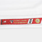 Camisa São Paulo I 25/26 - Torcedor New Balance Masculina - Branca com detalhes em vermelho e preto