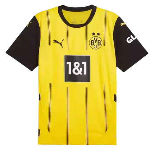 Camisa Borussia Dortmund I 24/25 - Torcedor Puma Masculina - Amarela e preta