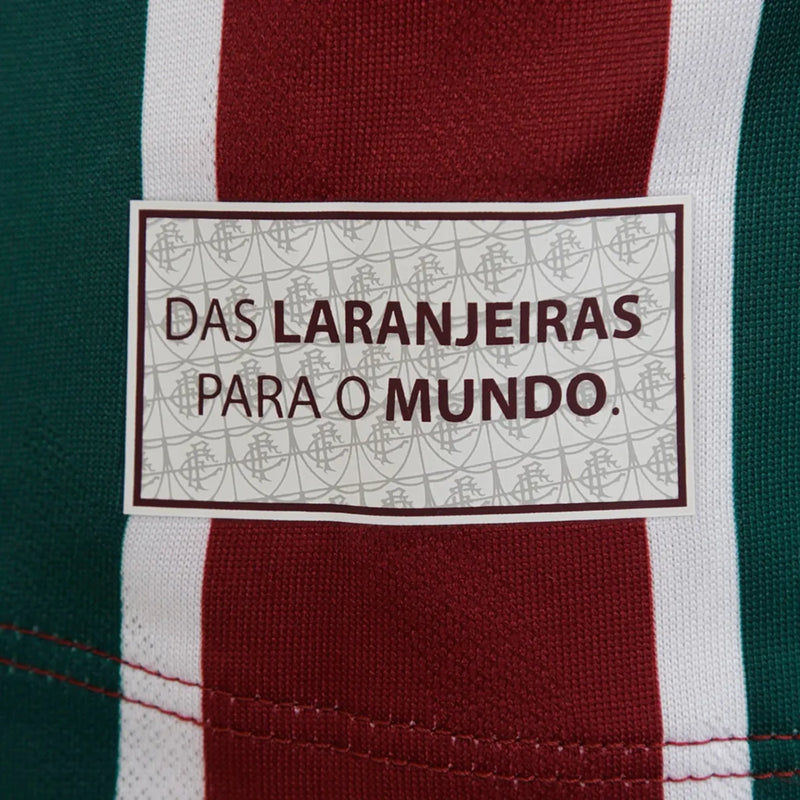Camisa Fluminense I 25/26 - Torcedor Umbro Masculina - Vermelha e verde com detalhes em branco