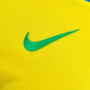 Camisa Seleção Brasileira I 25/26 - Torcedor Nike Masculina - Amarela com detalhes em verde
