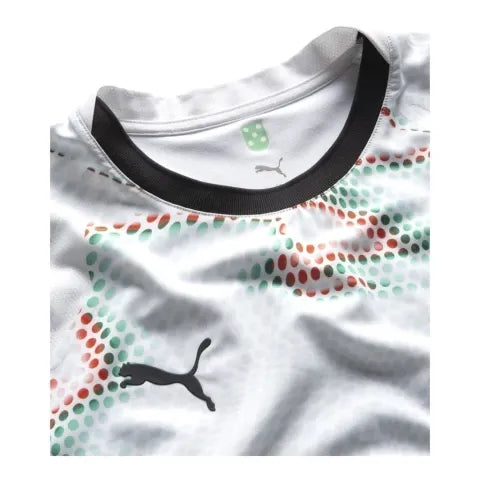 Camisa Seleção Portugal II 25/26 - Torcedor Puma Masculina - Branca com detalhes em verde e vermelho