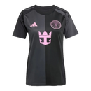Camisa Inter Miami II 25/26 - Torcedor Adidas Feminina - Preta com detalhes em rosa