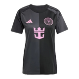 Camisa Inter Miami II 25/26 - Torcedor Adidas Feminina - Preta com detalhes em rosa
