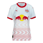 Camisa Red Bull Bragantino I 25/26 - Torcedor Puma Feminina - Branca com detalhes em vermelho