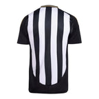 Camisa Atlético Mineiro I 25/26 - Torcedor Adidas Masculina - Preta com listras brancas com detalhes em amarelo e Com Patrocínio