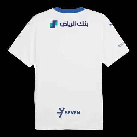 Camisa Al-Hilal II 24/25 - Torcedor Puma Masculina - Branca com detalhes em azul