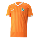 Camisa Costa do Marfim I 22/23 Torcedor Puma Masculina - Laranja