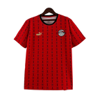Camisa Seleção Egito I 23/24 - Torcedor Puma Masculina - Vermelha com detalhes em preto e branco