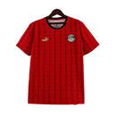 Camisa Seleção Egito I 23/24 - Torcedor Puma Masculina - Vermelha com detalhes em preto e branco