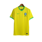 Camisa Seleção Brasil I 23/24 - Torcedor Nike Masculina - Amarela com detalhes em verde