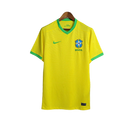 Camisa Seleção Brasil I 23/24 - Torcedor Nike Masculina - Amarela com detalhes em verde