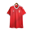 Camisa Seleção Peru II 23/24 - Torcedor Adidas Masculina - Vermelha com detalhes em branco e dourado