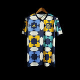 Camisa Seleção Argélia Treino 22/23 - Torcedor Adidas Masculina - Branca com detalhes em azul e amarelo