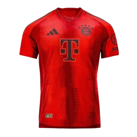 Camisa Bayern de Munique I 24/25 - Torcedor Adidas Masculina - Vermelha com detalhes em preto