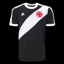 Camisa Vasco da Gama I 24/25 - Torcedor Kappa Masculina - Preta e branca
