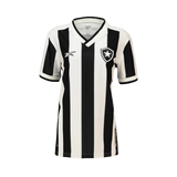 Camisa Botafogo I 24/25 - Torcedor Reebok Feminina - Branca e preta