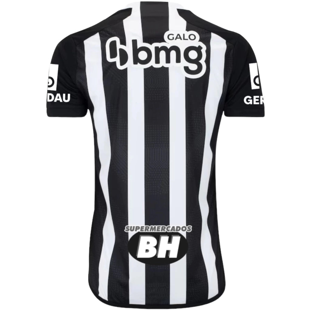 Camisa Atlético Mineiro I 24/25 - Torcedor Adidas Masculina - Preta e branca com Patrocinio