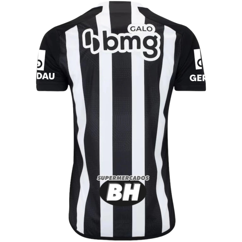 Camisa Atlético Mineiro I 24/25 - Torcedor Adidas Masculina - Preta e branca com Patrocinio