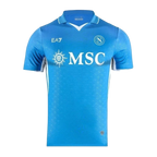 Camisa Napoli I 24/25 - Torcedor EA7 Masculina - Azul com detalhes em branco