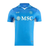 Camisa Napoli I 24/25 - Torcedor EA7 Masculina - Azul com detalhes em branco