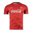 Camisa Napoli Treino II 24/25 - Torcedor EA7 Masculina - Vermelha e Com Patrocínio