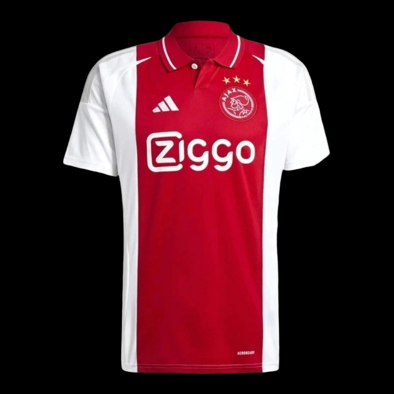 Camisa Ajax I 24/25 - Torcedor Adidas Masculina - Vermelha e branca